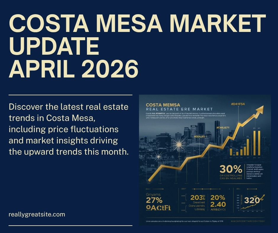 Costa Mesa Real Estate Market Update: April&nbsp;2026